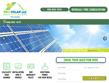 Tablet Screenshot of goprosolar.com